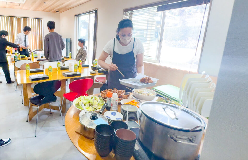 栄養を考えた美味しい昼食です